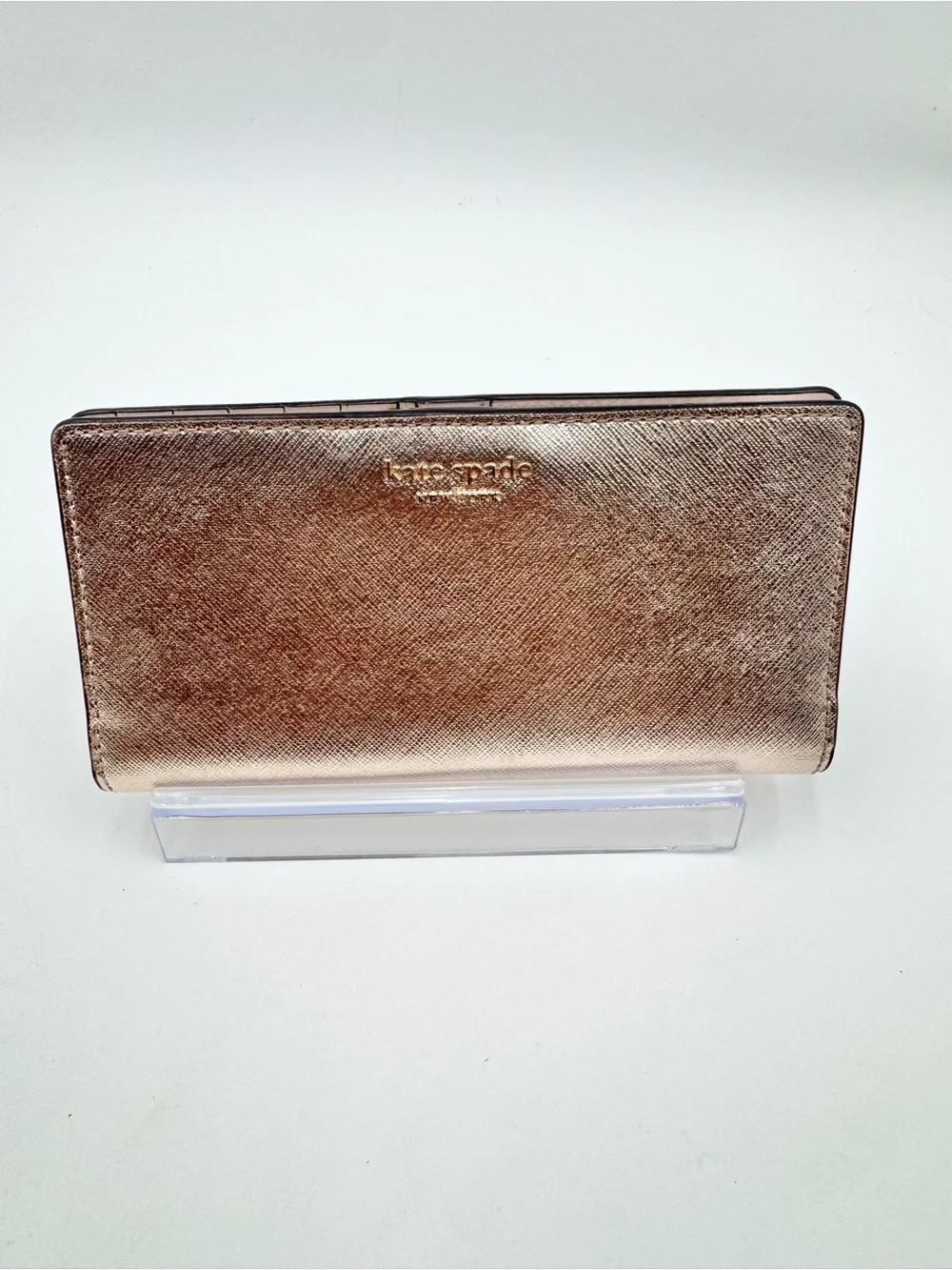 Kate Spade Spencer Metallic Slim Wallet